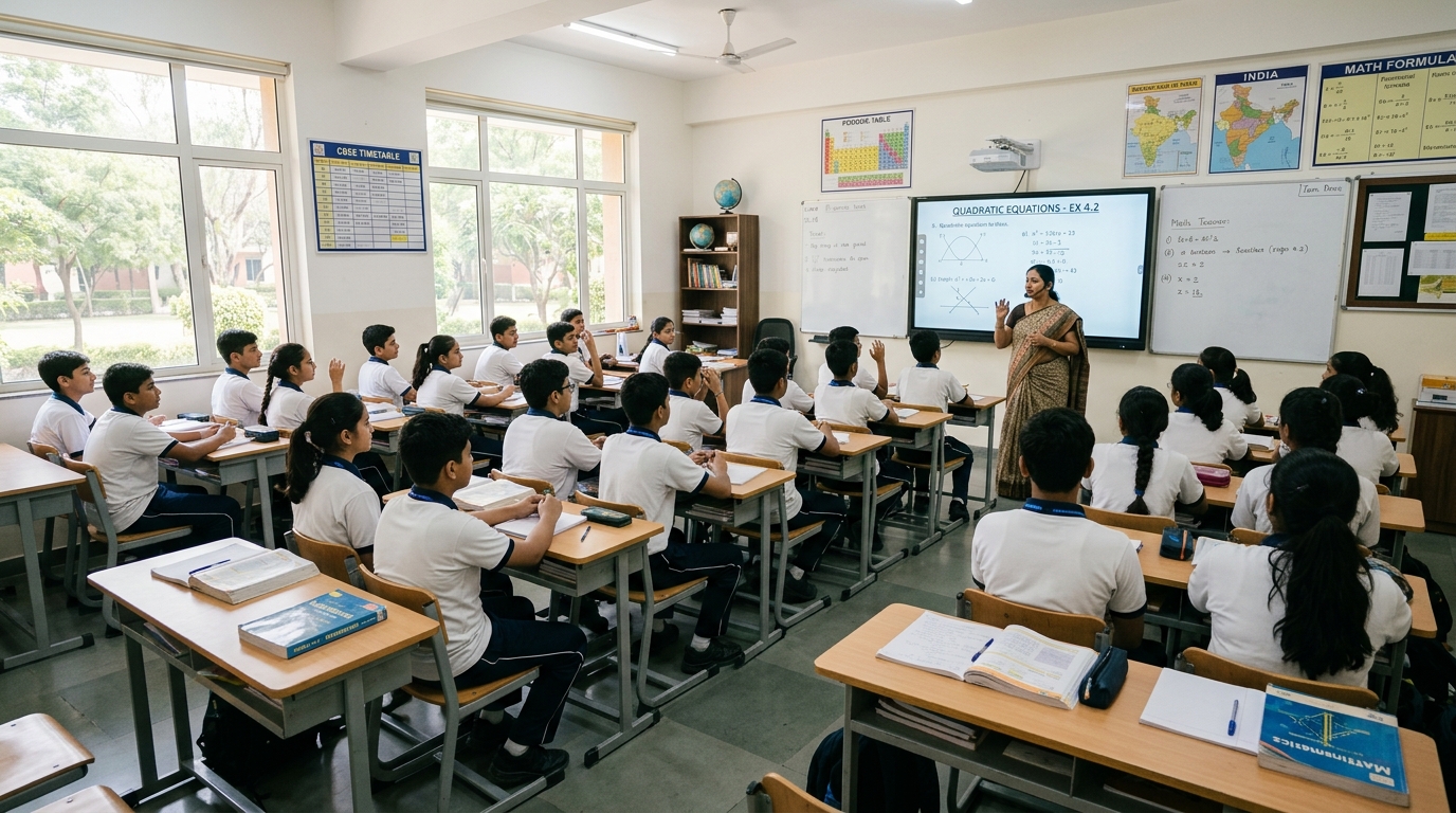 CBSE Academic Classroom in Session